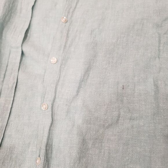 Weatherproof Vintage Washable Linen Button Top - Picture 11 of 12